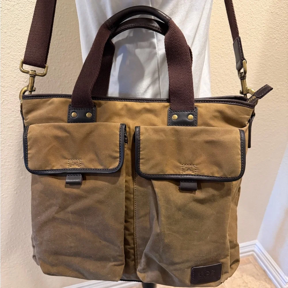 UGG  Oiled Canvas Messenger Bag